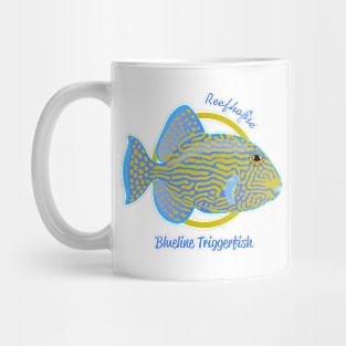 Blueline Triggerfish Mug